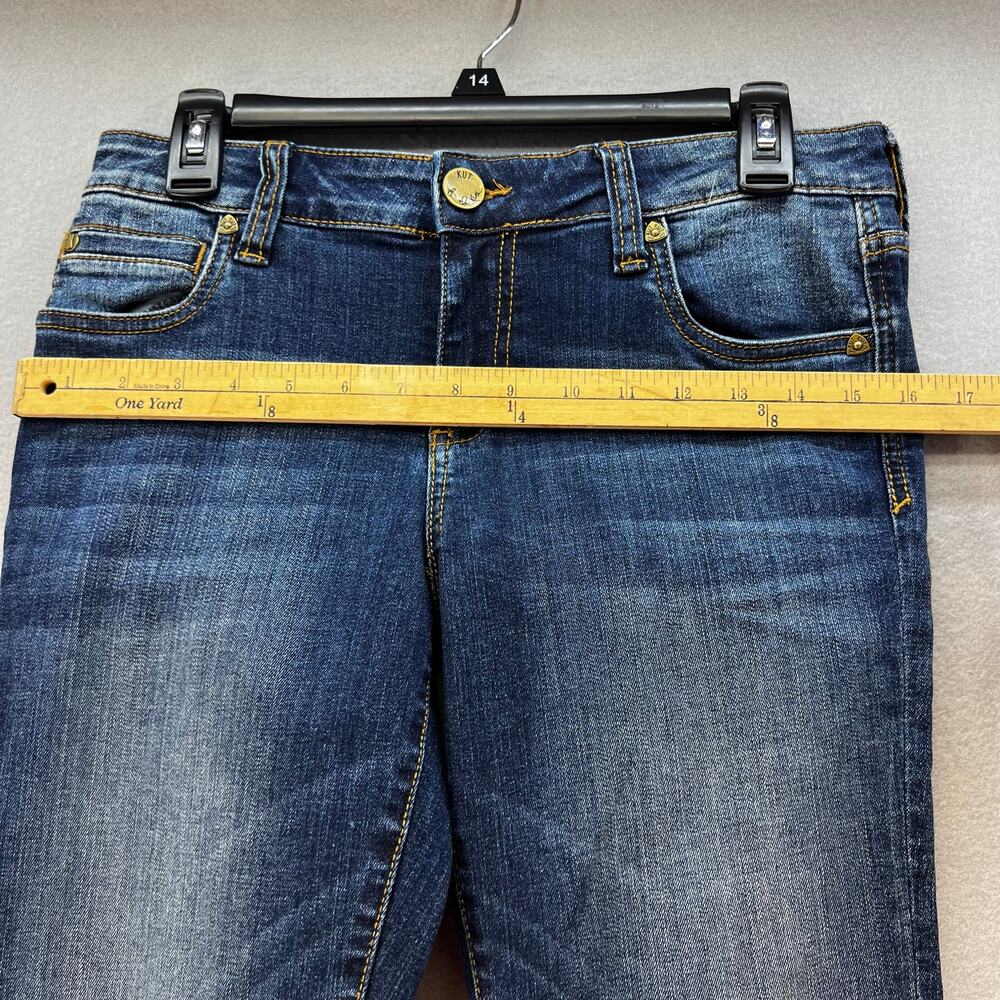 Kut from the Kloth Jeans Women's 6S Blue Toothpick Skinny Classic Minimalist - Picture 13 of 16